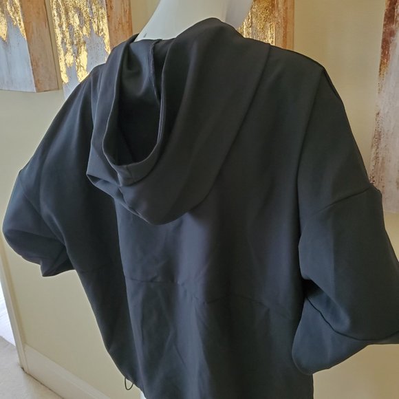 Avia Black Front Half Zip Hoodie Jacket SZ XL (16-18) - Picture 6 of 10